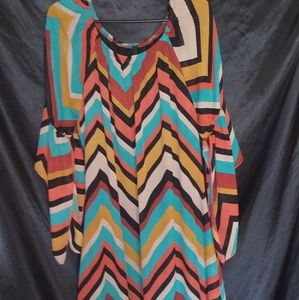 Sz lg. Chevron Yahada Dress